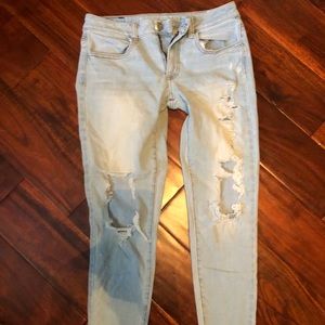 American eagle cropped jeans